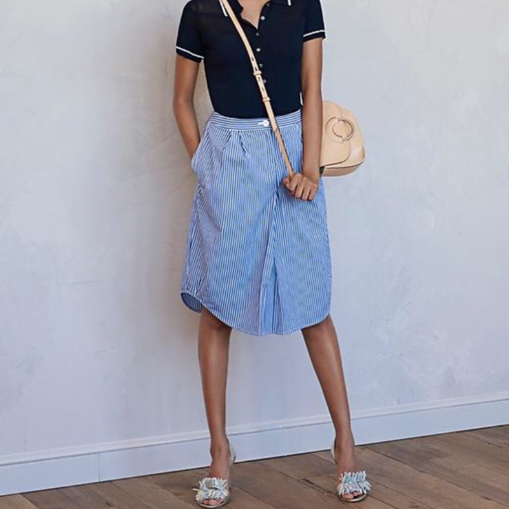 banana republic striped sailor preppy shirt tail skirt 14 MAKE AN OFFER!